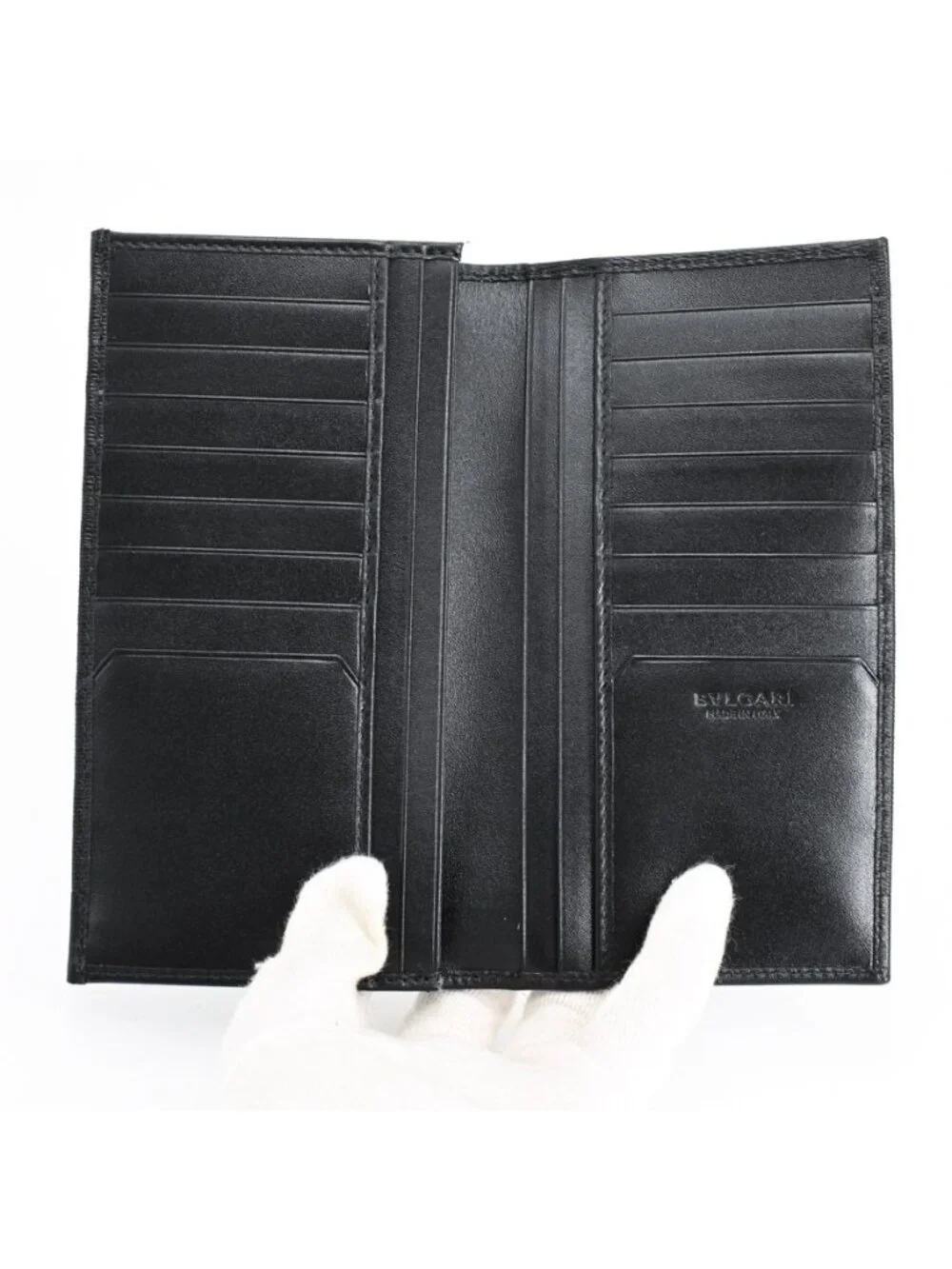 Bvlgari Wallet Bifold Black